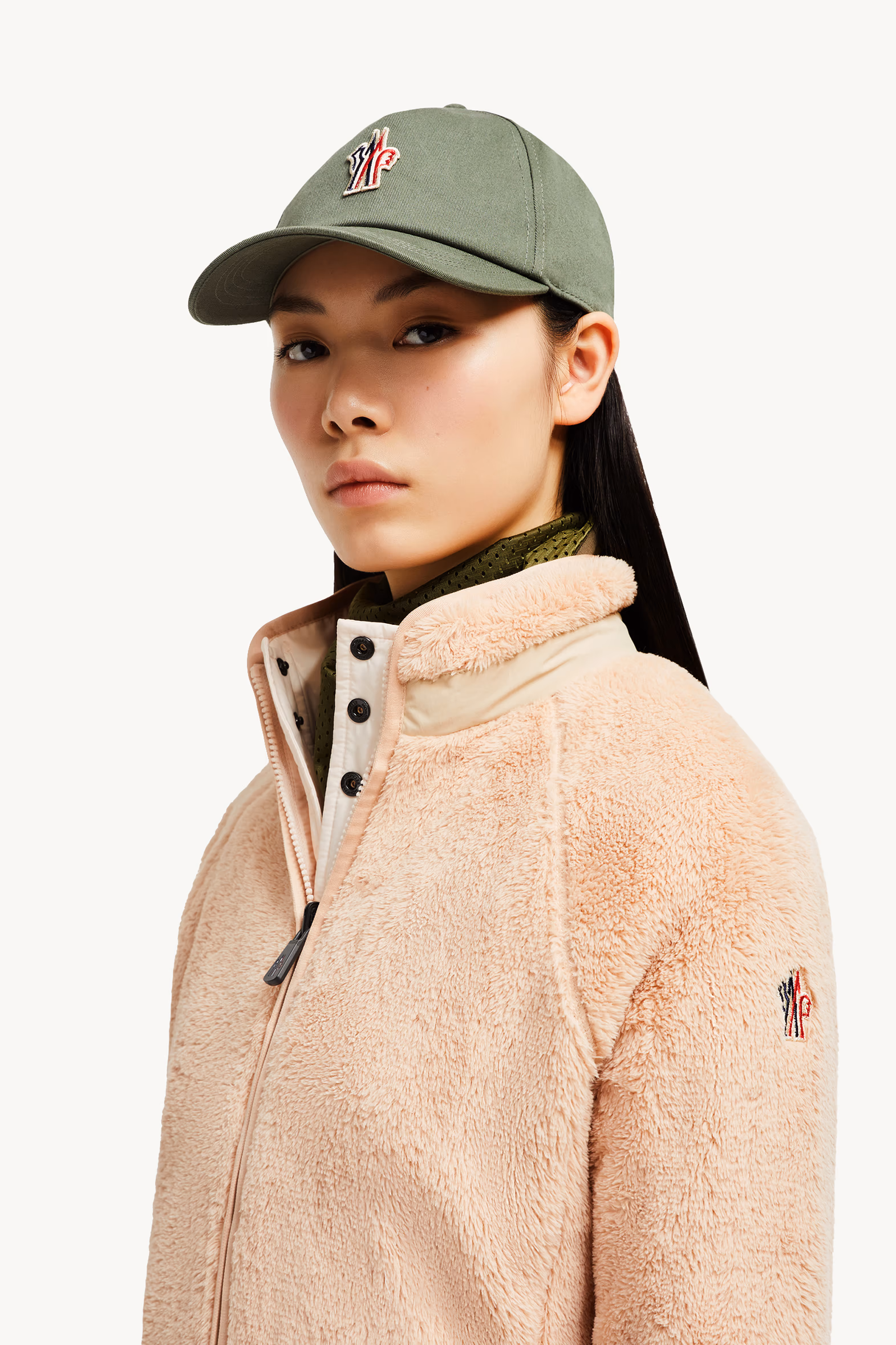 Reversible PolartecĀ® Zip-Up Sweatshirt Women Light Pink Moncler 10